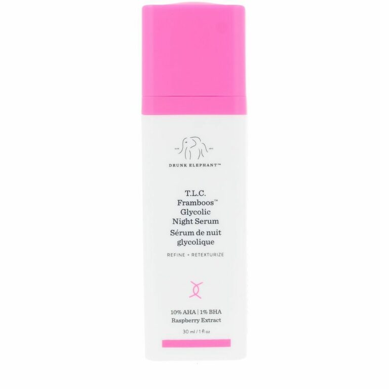 Read more about the article Recenzja produktu: “Rewolucyjne serum do twarzy Drunk Elephant T.L.C. FRAMBOOS GLYCOLIC 30 ml – recenzja produktu, który odmieni Twoją skórę”