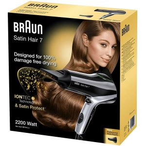 Suszarka do Włosów Braun Satin Hair 7 HD710 Czarny 2200 W Funkcja jonowa