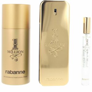 Zestaw Perfum dla Mężczyzn Paco Rabanne 1 MILLION 3 Części