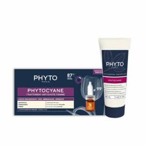 Zestaw do Włosów Phyto Paris Phytocyane Tratamiento Anticaída Progresiva Mujer Lote 2 Części