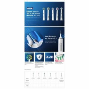 Główka do Szczoteczki do Zębów Oral-B Biały