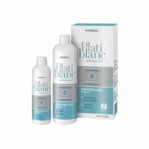 Zestaw do Włosów Montibello Platiblanc Advanced Controlled Blond Rozjaśniacz do Włosów 2 Części