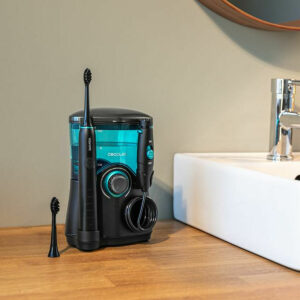 Elektryczna Szczoteczka do Zębów + Irygator Dentystyczny Cecotec ToothCare Jet Clean Niebieski Czarny