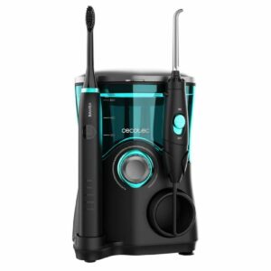 Elektryczna Szczoteczka do Zębów + Irygator Dentystyczny Cecotec ToothCare Jet Clean Niebieski Czarny