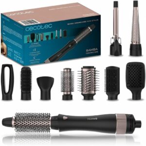 Szczotka o Układania Włosów Cecotec CeramicCare 10in1 Styler Czarny Ceramiczna
