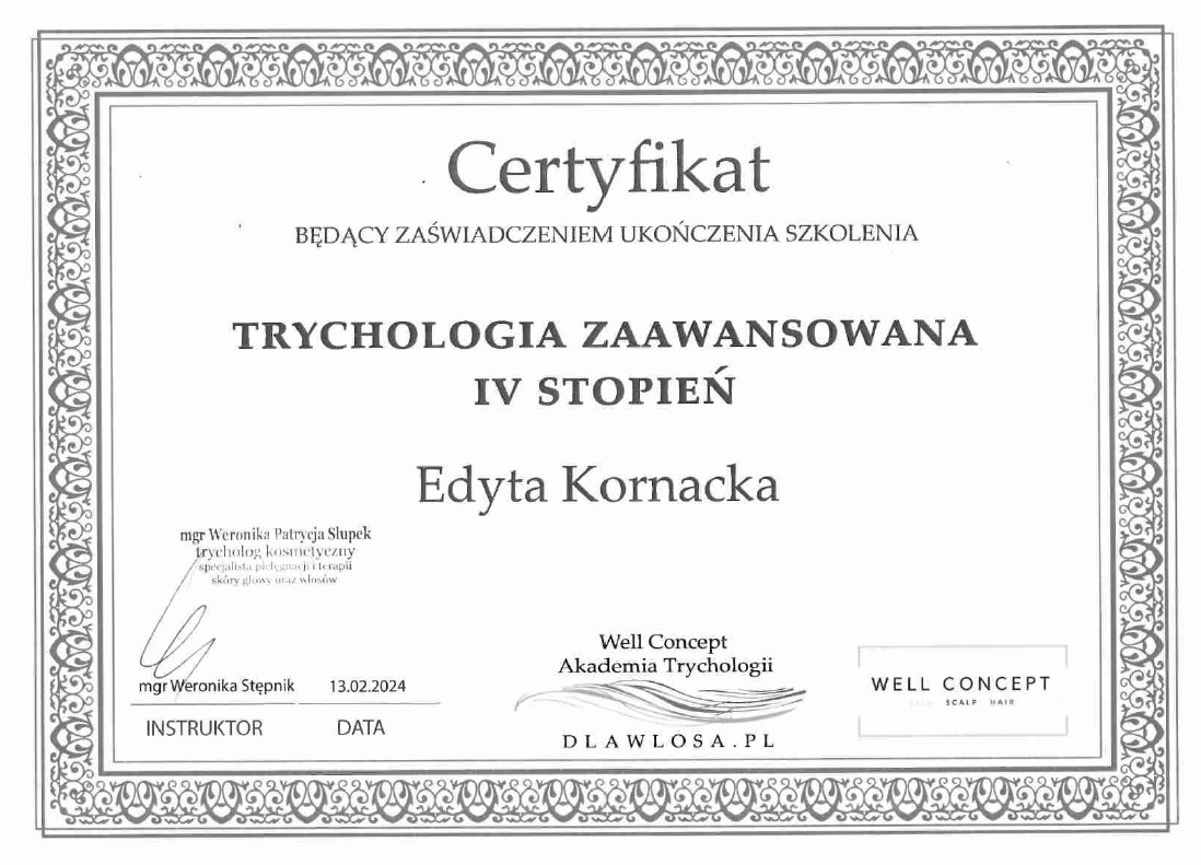 Certyfikat IV Stopień