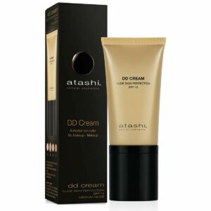 Ochrona przeciwsłoneczna z kolorem Atashi PT0905ES0007 średni Spf 15 50 ml DD Krem
