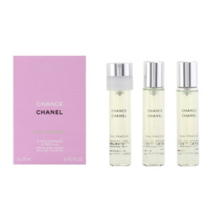 CHANCE EAU FRAICHE eau de toilette twist & spray 3 refills 3 x 20 ml